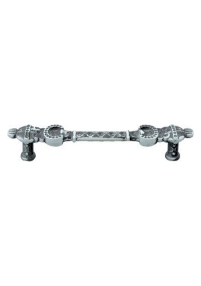 Metal Gri Beyaz 96mm Dolap Kulpu Akslı Mobilya Kulpu Gri Beyaz Vn.1033.96.gr.wp