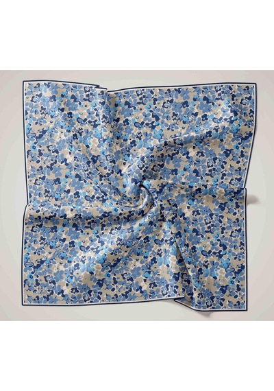 Silk Home Soft Eşarp 73081-24 Gümüş, Gri, Mavi, Lacivert