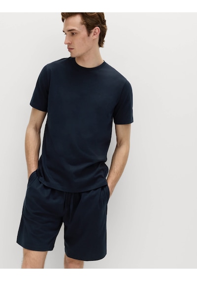 Marks & Spencer Pamuklu Pijama Takımı T07000105 Lacivert