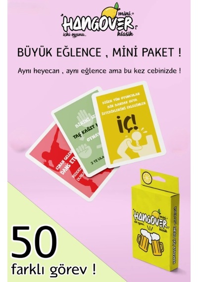 Mini Hangover Klasik İçki Oyunu