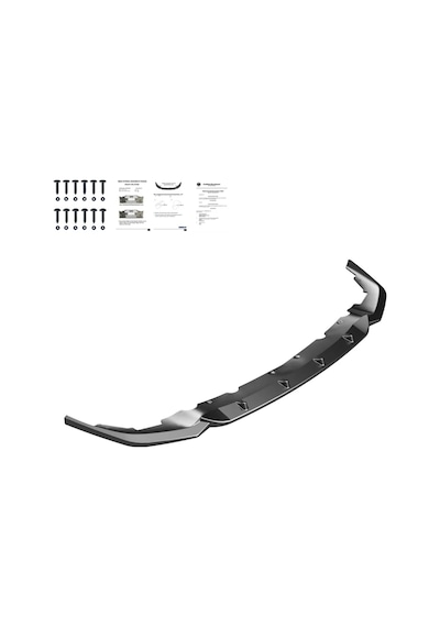 Bmw 1 Serisi F40 2019-2024 M Paket Ön Lip Piano Black Ön Tampon Alt Eki