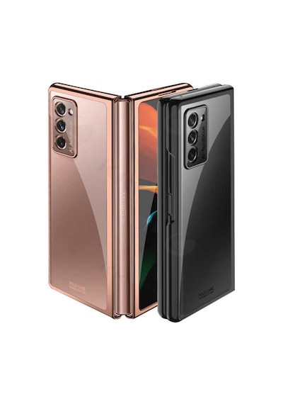 Galaxy Z Fold 2 Kilif Zore Kipta Metal Görünümlü Ince Kilif 529426557