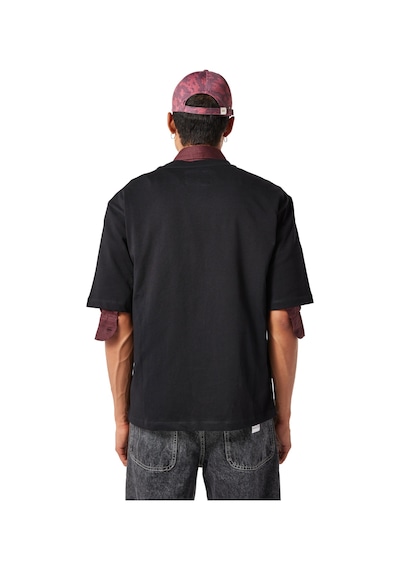 Gsstore X Midground Aslan Logolu Erkek Basic T-shirt E251229 Siyah