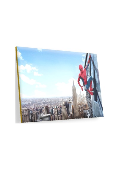 Cakasepetim Spider-man Gökdelen Sörfü Ahşap Mdf Tablo