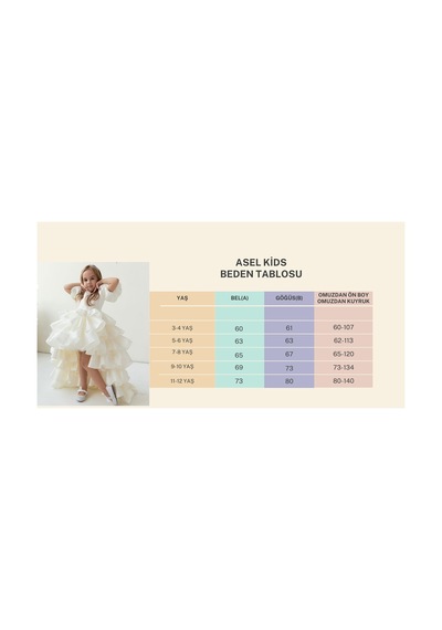 Lilymoon Kız Çocuk Balon Kollu Maxi Organze Elbise Beyaz