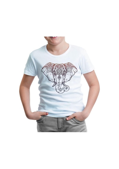 Lord Tshirt Elephant And Tattoo Beyaz Çocuk Tshirt