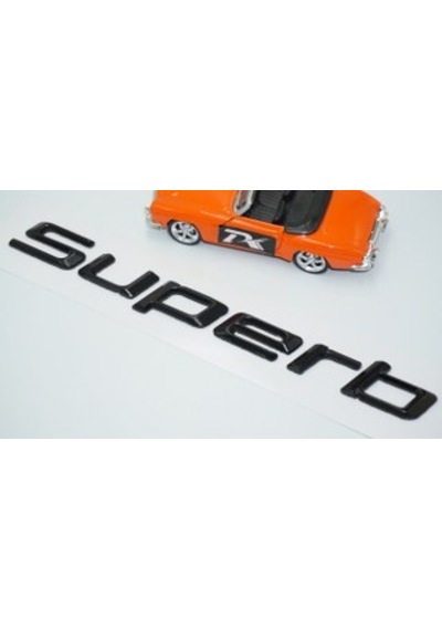 Dk Tuning Superb Yeni Nesil Bagaj Siyah Abs Yazı Logo Skoda İle U