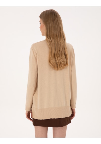 Pierre Cardin Kadın Bej Kazak /triko 50316385-vr011 Bej