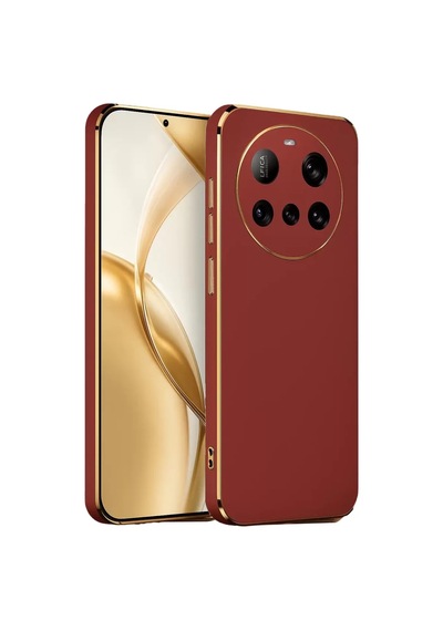 Sh Xiaomi Mi 15 Ultra Kılıf Volet Silikon - Kırmızı Najmaddin