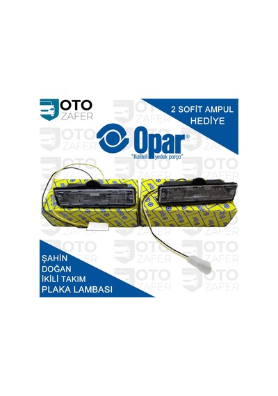 Tofas Uyumlu Plaka Lambasi  Opar Komple Ampullü Dogan Sahin 465111236