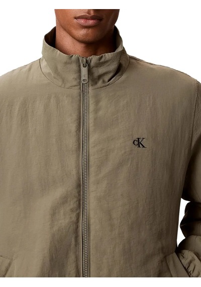 Calvin Klein Ls Padded Nylon Harr, Ldy Haki Erkek Ceket Yeşil