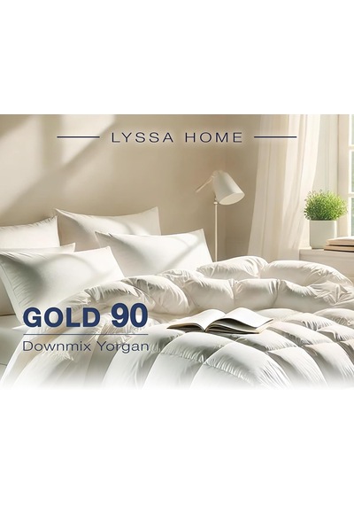 Tr Gold 90 Downmix Yorgan %90 Gıdık Tüyü & Elyaf Karışımı, 195x215 Cm Çift Kişilik - Hafif, Konforlu Ve Dö Genel