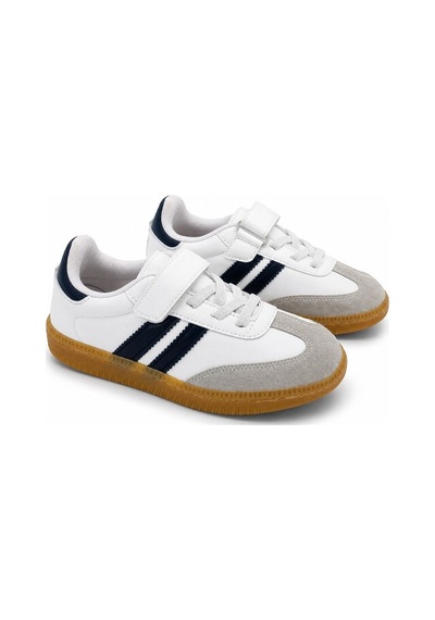 Black Flex Cırtlı Çocuk Sneaker Ayakkabı 26-30 Beyaz