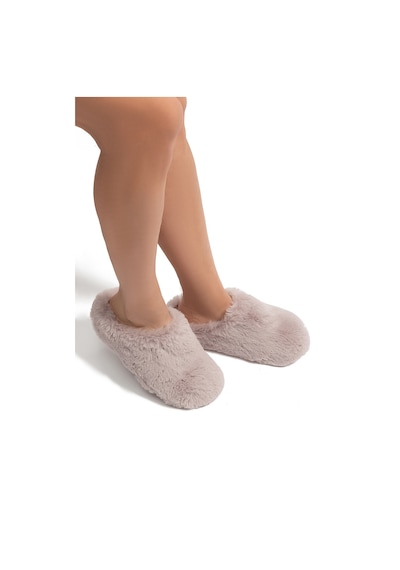 Twigy Stone Kadın Peluş Ev Terliği Pudra 37/41 Pudra Twigy Stone Kadın Peluş Ev Terliği Pudra 37/41 Pudra