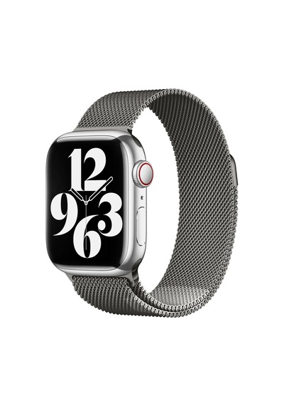 Apple Uyumlu  Watch  Ultra/ultra2 49mm Kordon Metal Tel-örgü İşlemeli Kordon