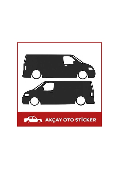 Volkswagen Transporter Sticker Transporter Gölge Sticker
