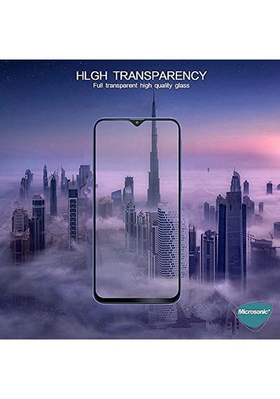 Oppo A38 Tam Kaplayan Temperli Cam Ekran Koruyucu Siyah A38 İle Uyumlu Ekran Koruyucu - Siyah