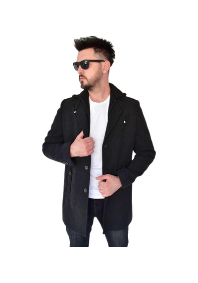 Dynamo Erkek Kaşe Kapüşonlu Kaban 9150 Bgl-st01624 001