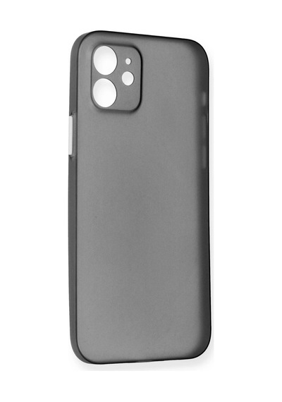 Newface - 684 - iPhone Uyumlu 12 Kılıf Pp Ultra İnce Kapak - Csmo-tex - - Gri