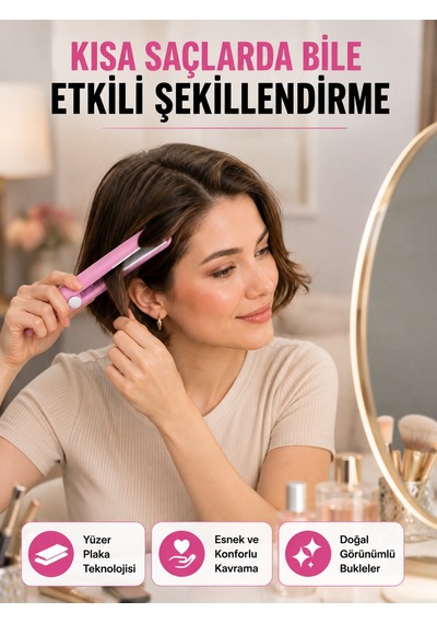 30 Saniyede Isınan Ptc Teknolojili Saç Şekillendirici Sabit Isı Kontrollü, Hızlı Performans Yeni Nesil - Lisi