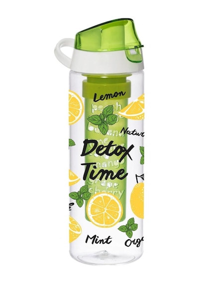Herevin Tropic Limon Baskılı İnfuserli Matara - Como Kapak 650 ML