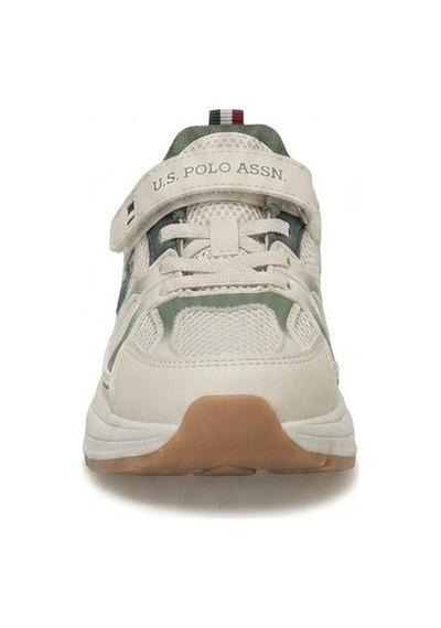 U.S. Polo Assn. U.s Polo Assn. Sette Jr Bej-yeşil Erkek Çocuk Spor Ayakkabı