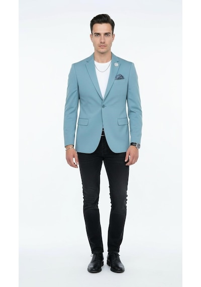 Plus Scorpion Erkek Mono Yaka Tek Düğmeli Çift Yırtmaçlı Blazer Ceket Premium Dokuma Kumaş, 8 Renk Mint Plus Scorpion Erkek Mono Yaka Tek Düğmeli Çift Yırtmaçlı Blazer Ceket Premium Dokuma Kumaş, 8 Renk Mint