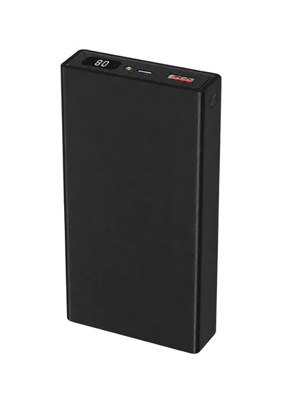 ENERX Powerbank 20000 Mah 2.1 Amper Dijital Göstergeli Enr-p20188dc Siyah
