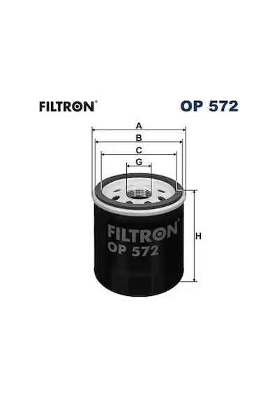 Fıltron Op572 Yag Filtresi 0892202003 0892202005 09219068