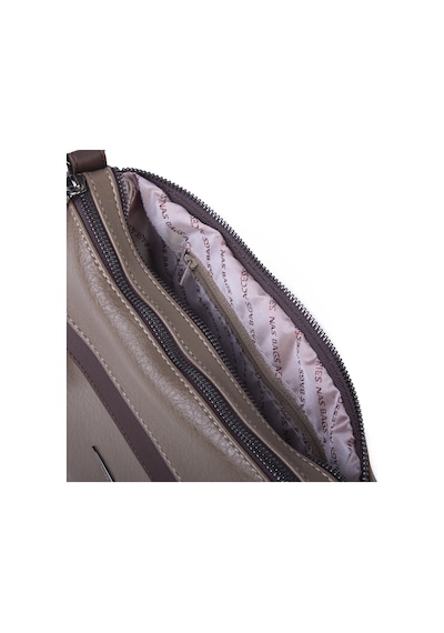 Nas Bag Çok Gözlü Yumuşak Ve Hafif Yapılı Çift Askılı Omuz Ve Çapraz Çanta 30x24 Cm Vizon Kahve Victoria Diğer