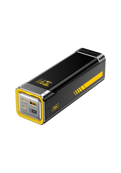Aohi Starship 27.600 Mah 240w Pd3.1 Powerbank, Akıllı Dijital Göstergeli 2si1 Arada Taşınabilir Hız Siyah
