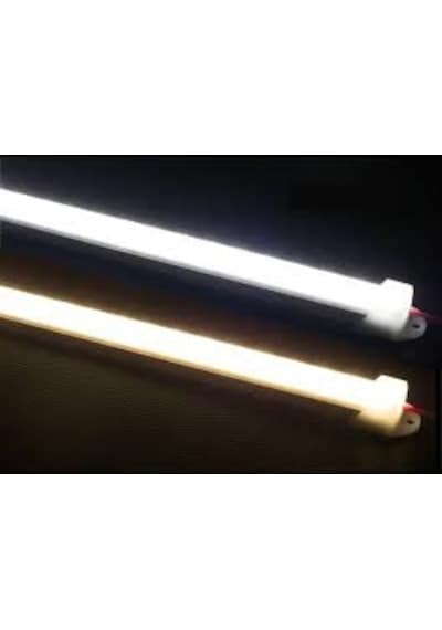 12 VOLT 72 LEDLİ BUZLU 1 MT KASALI BAR LED ( BEYAZ RENK )