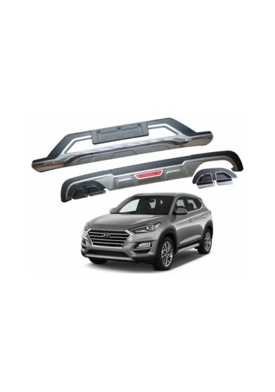 Dmb Hyundai Tucson Ön Arka Tampon Koruması Difüzör Kalın Tip 2019