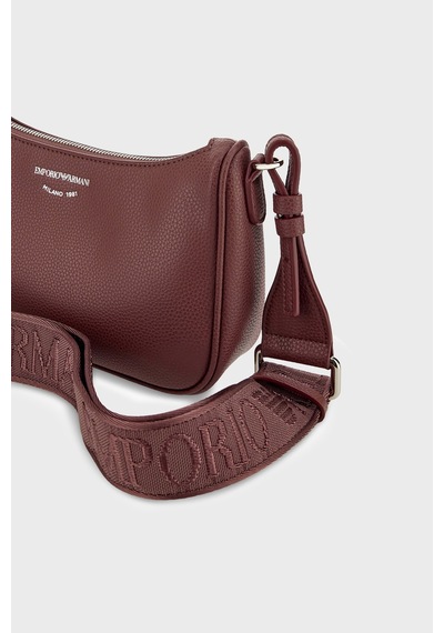 Emporio Armani Logolu Çıkarılabilir Askılı Çanta Kadın Çanta Ew000539 Af12036 M6453 Bordo