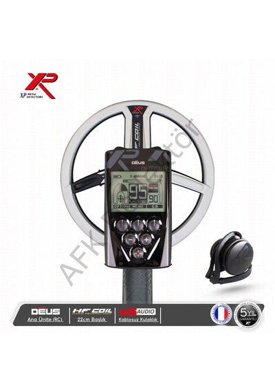 Xp Deus Rc Ana Üniteli 22 Cm Hf Başlıklı Wsa Kablosuz Kulaklıklı Metal Dedektörü
