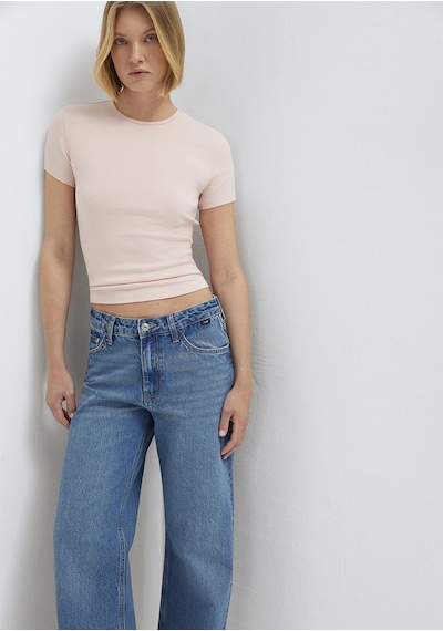 Mavi - Pembe Basic Tişört 1613811-71151