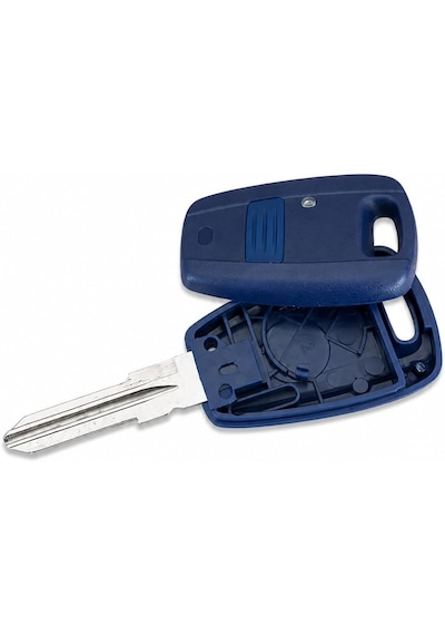 Autohan Keys Fiat İçin 1 Butonlu Anahtar Kumanda Kabı, Doblo, Punto, Fiorino, Albea İle Uyumlu, Lacivert, Gt15r Uç