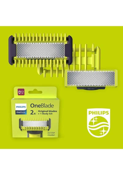 Philips Oneblade Face + Body Set Benzersiz Oneblade Teknolojisi İle Model Qp620/50
