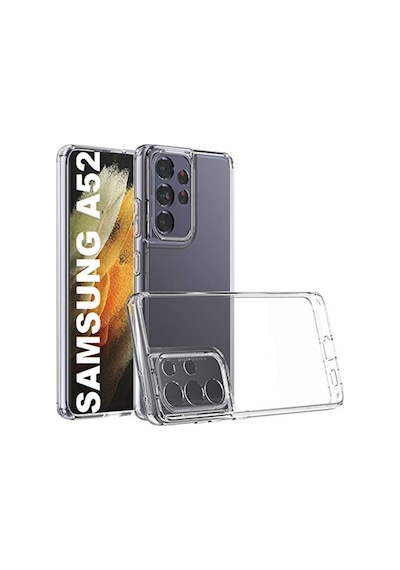 Samsung Galaxy A52 5G Uyumlu Kamera Korumalı 3D Şeffaf Silikon Kılıf 544648552