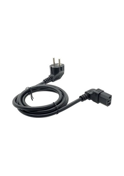 Senseı Eu Power Cord L Tipi Alt 3x0.75mm 220v 90 Derece 1.5 Metre Power Kablo
