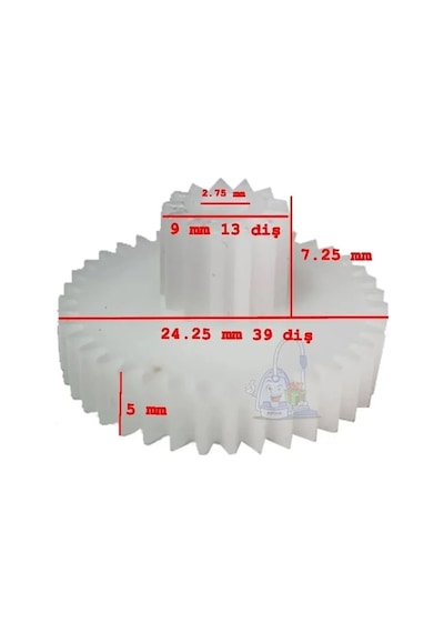 Fakir Uyumlu  Motto 800 Watt Blender Çırpıcı Dişli Kutusu Çift Dişlisi