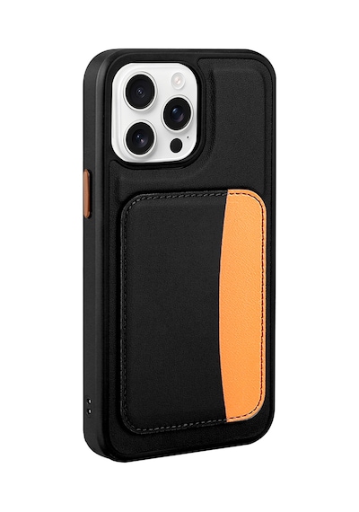 Zore Apple iPhone Uyumlu 16 Pro Max Kılıf Kartlıklı Zore X-kart Silikon Kapak - Lacivert
