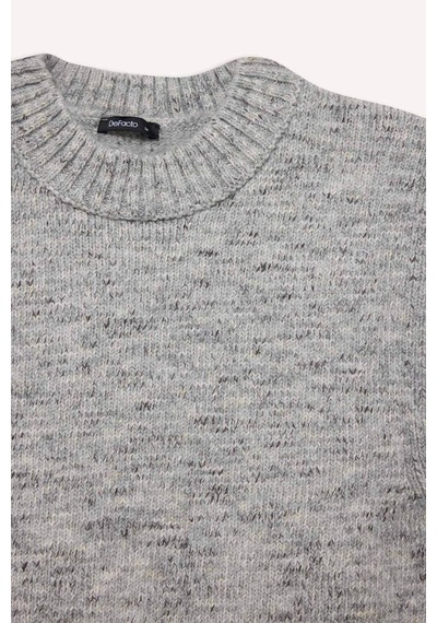 Defacto Regular Fit Bisiklet Yaka Triko Yelek G6359ax26spgr76 Gri-gr76
