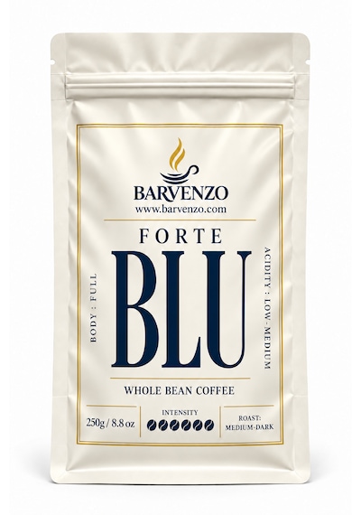 Barvenzo Forte Blu 250 G Yoğun Karakter Nitelikli Kahve Çekirdek Kahve