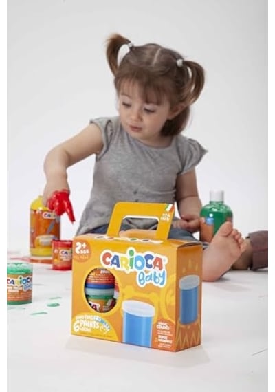 Bebek Parmak Boyasi 8 Renk 8x50 Ml Süper Yikanabilir 2+ Yaş 12