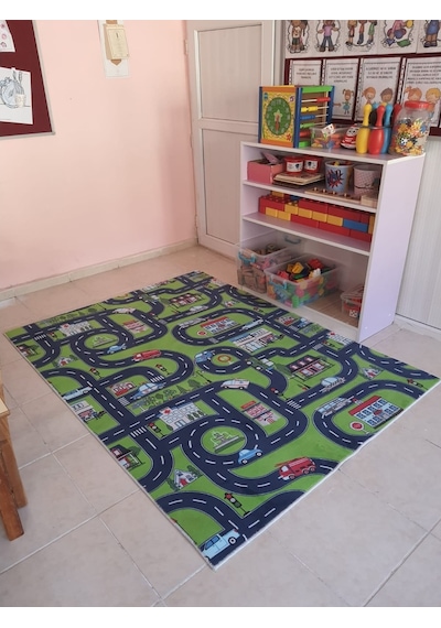 Plato Halı Soft 3062 Junior Çocuk Odası Kaymaz Jel Kesme Yolluk