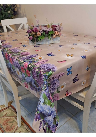 Elyaflı Pvc Masa Örtüsü Modern, Dayanıklı, Silinebilir Ve Şık Görünüm Mrl220a Çok Renkli
