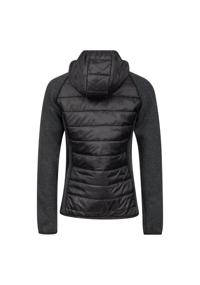 2as Lisa Kadın Kapşonlu Tam Fermuarlı Sweat Siyah Siyah