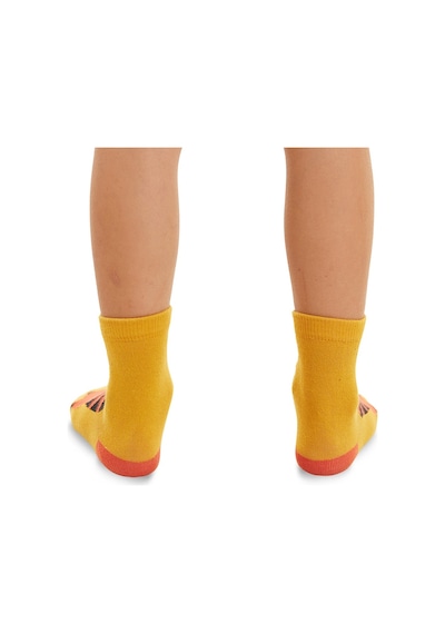 Denokids Kaplan Erkek Çocuk 2'li Soket Çorap Takım Çok Renkli