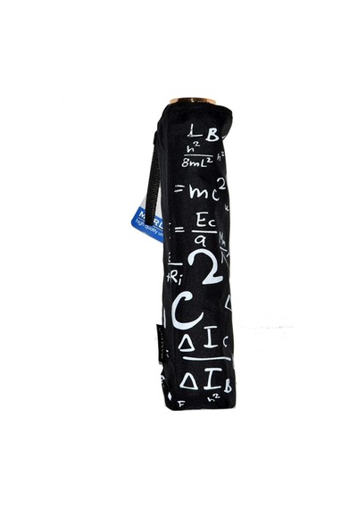 Herşey Nota Mc2 Fizik Unisex Desenli Siyah Şemsiye 330 Çok Renkli